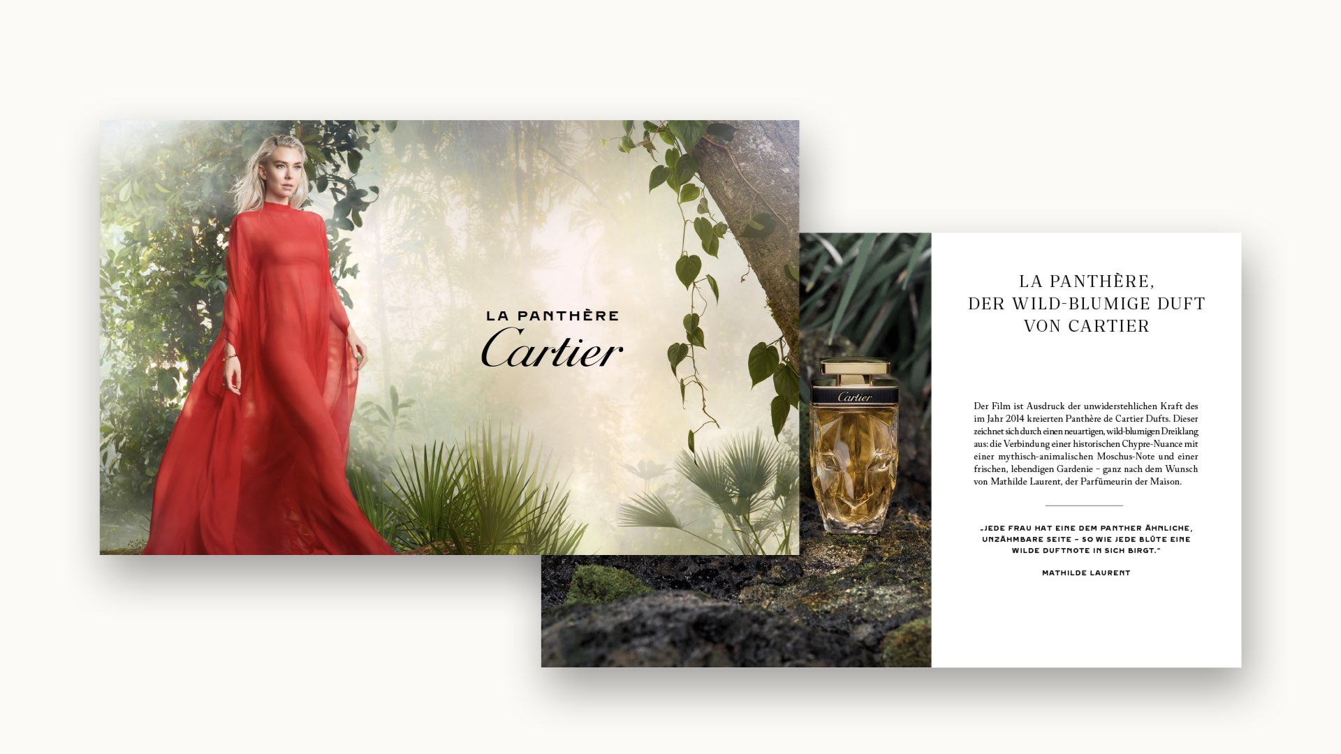Cartier Panthère Pressemitteilung – Sprachdesign Dr. Lucas Gros