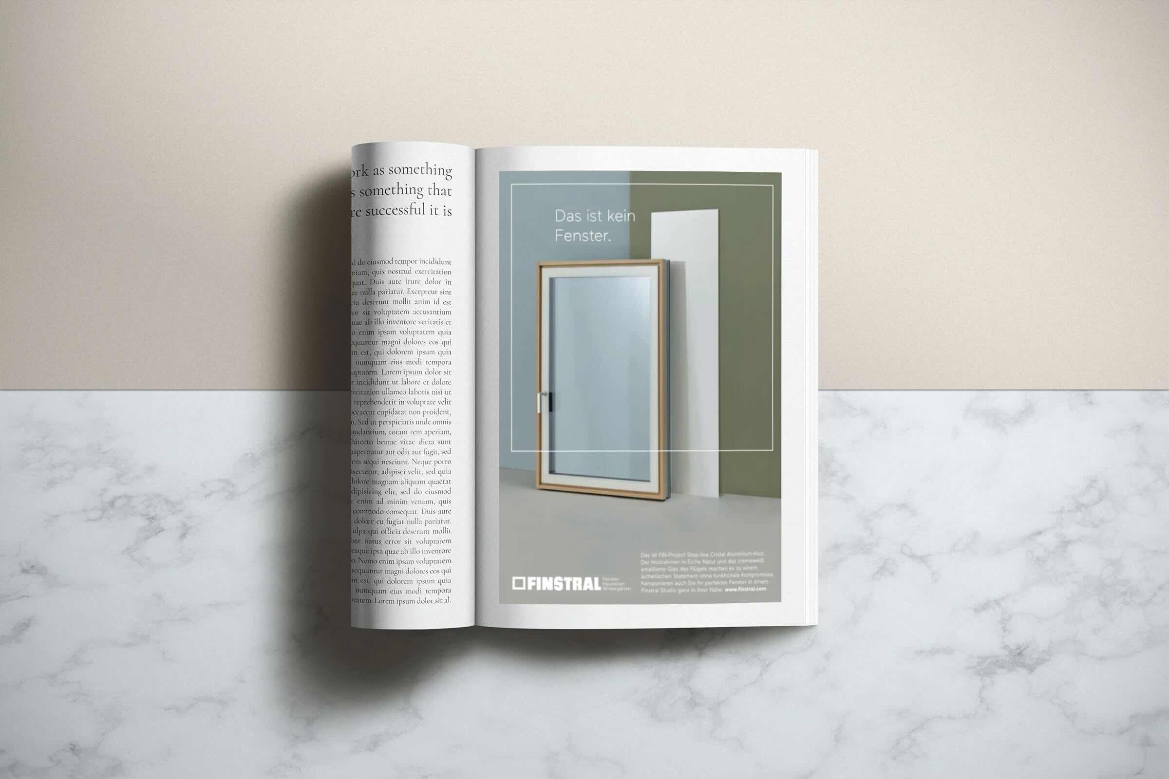 Finstral – Billboard Mockup – Kampagne Dr. Lucas Gros
