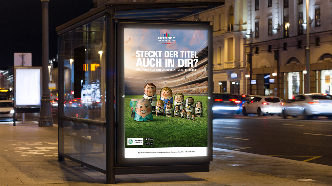 Oddset WM 2018 Kampagne OOH