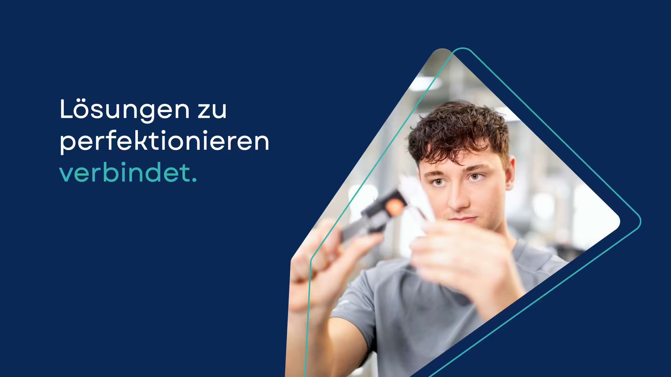 Rathgeber Claim 'Rathgeber verbindet' – Positionierung von Dr. Lucas Gros